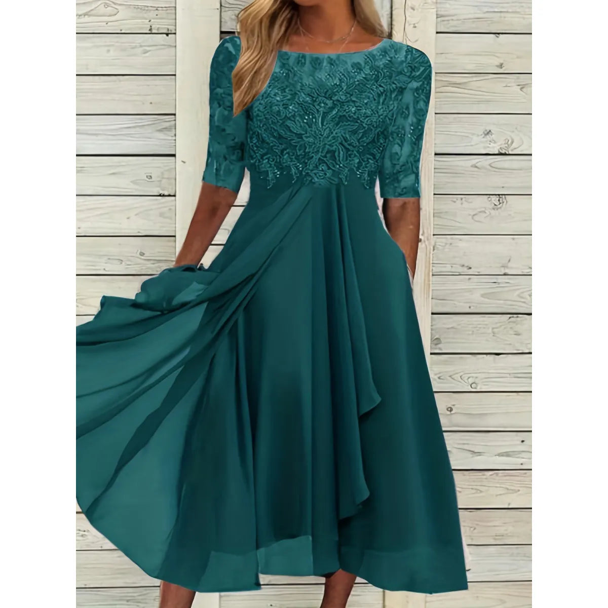 Robe de soirée et demoiselle d'honneur printemps-été pour femme