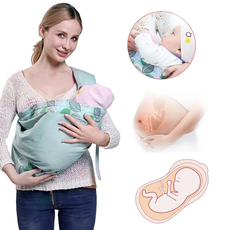 Écharpe Porte-bébé, Sling Nouveau-né et Couverture d'Allaitement