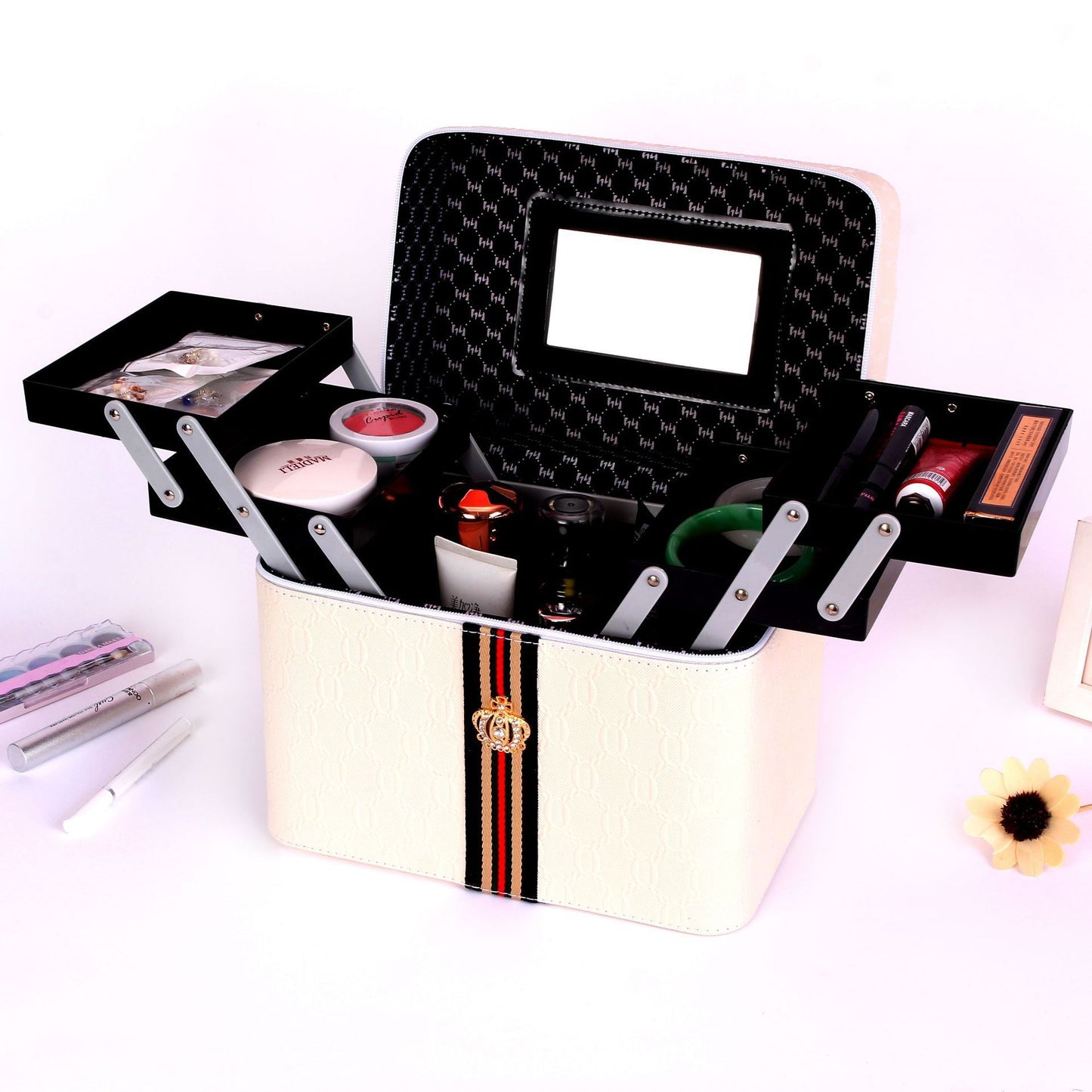 Trousse de maquillage à main avec de rangement