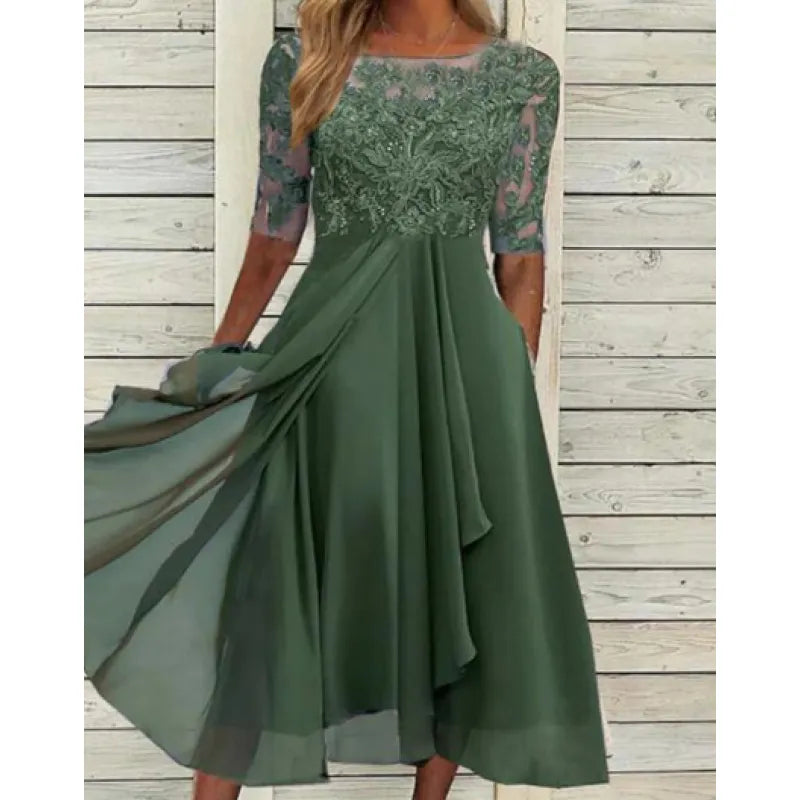 Robe de soirée et demoiselle d'honneur printemps-été pour femme