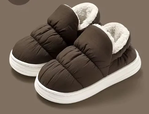 Chaussons enveloppants pour chevilles en coton pour femmes, hiver