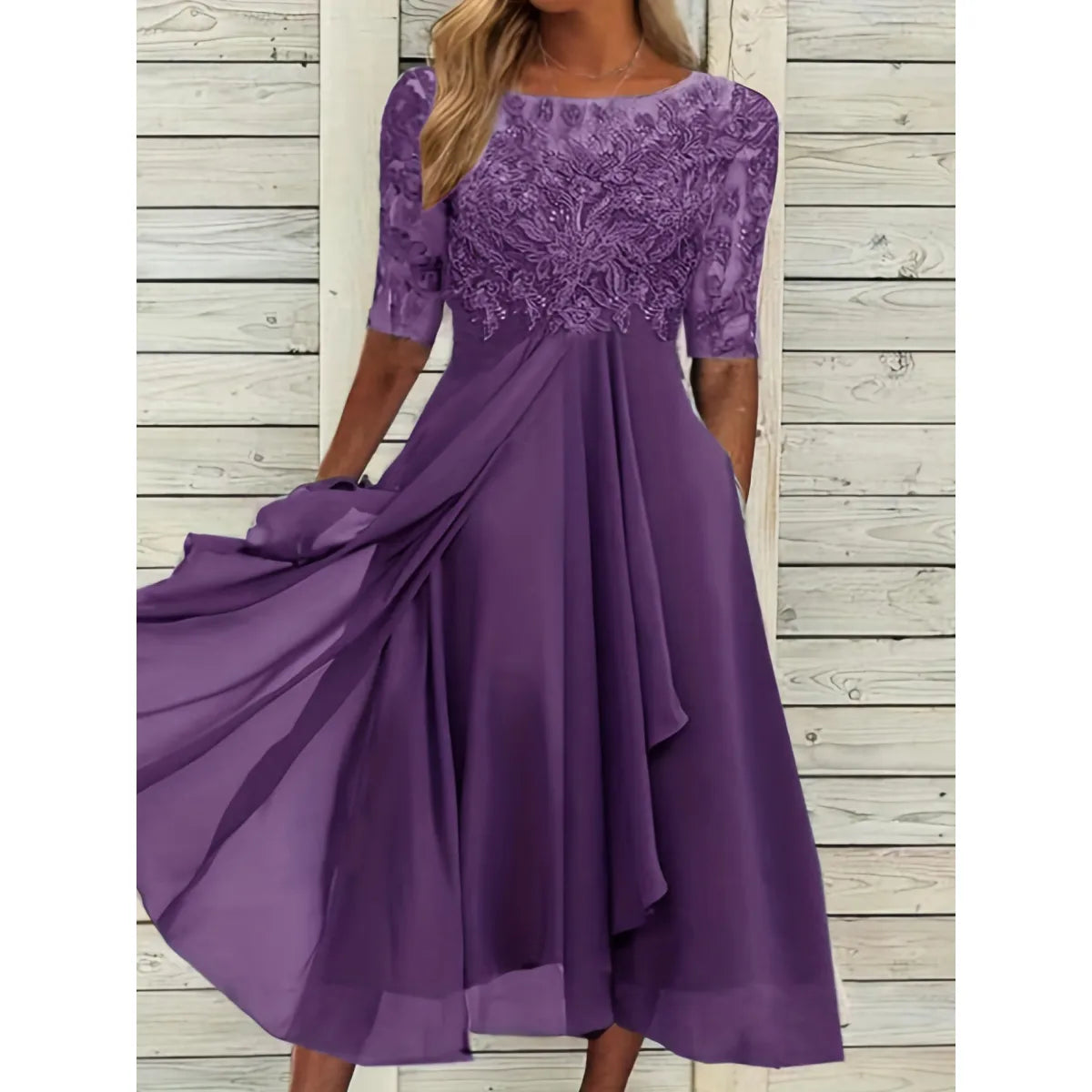 Robe de soirée et demoiselle d'honneur printemps-été pour femme