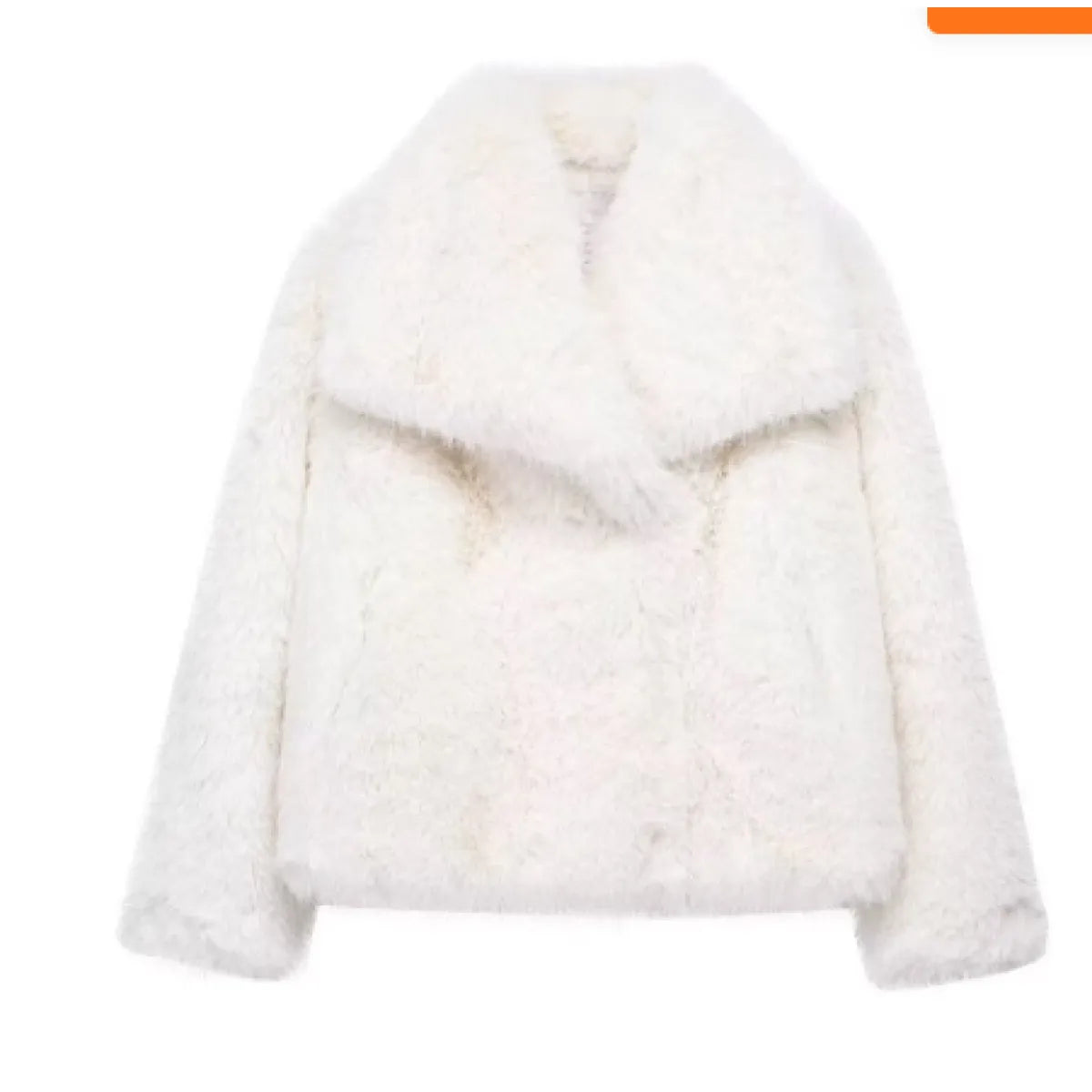 Manteau Peluche à Revers d'Hiver