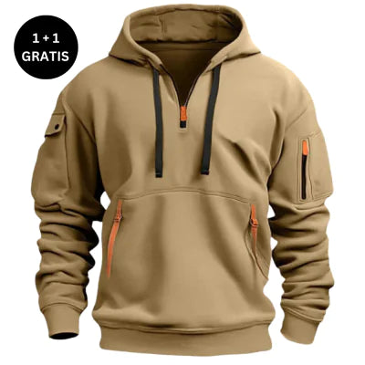 Hoodie Confort Épaules Tombantes