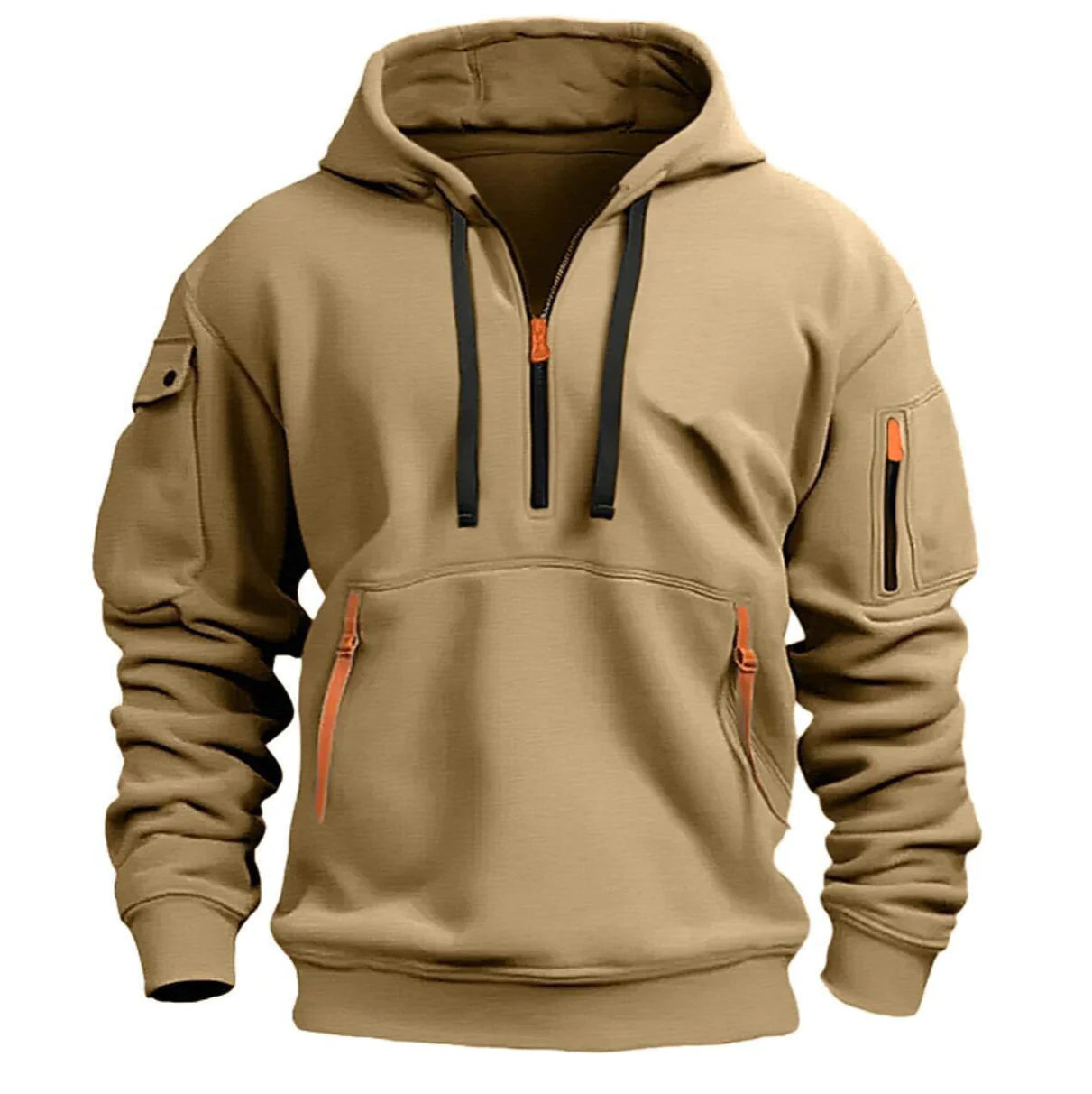 Hoodie Confort Épaules Tombantes